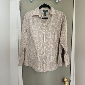 Lauren Ralph Lauren Long Sleeve Button Down 1X